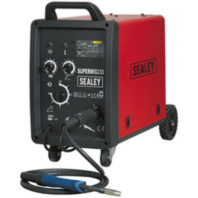 230A MIG Welder - Forced Air Cooling System - Non-Live Euro Torch - 230V Supply