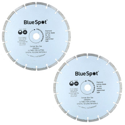 230mm 9" 3mm Turbo Diamond Ceramic Tile Cutting Disc for Angle Grinders