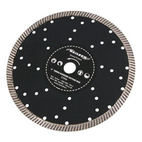 230mm 9" Diamond Dry Cutting Disc Blade Turbo Breaking Strength 16 Kg (CT2926)