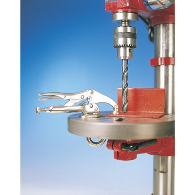 230mm Drilling Machine Work Grip - Pillar Drill Clamp - Locking Mechanism