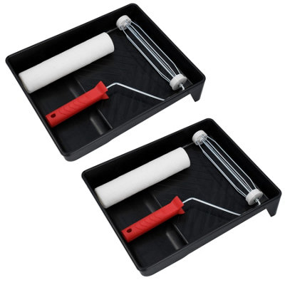 230mm Large Painting Paint Roller Tray + Thermal Bonded Sleeve For