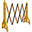230mm to 2500mm Adjustable Width Plastic Barrier - Portable Safety Perimeter