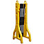 230mm to 2500mm Adjustable Width Plastic Barrier - Portable Safety Perimeter