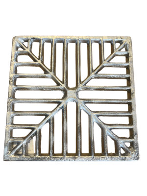 230mm x 230mm Square Gully Grid Aluminium ( 9inch )