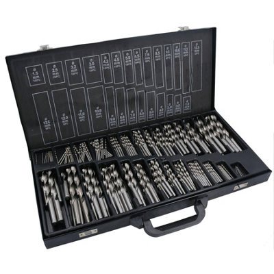 230pc HSS-G Metric Drill Bit Set Split Point Drills Metal Plastic Copper 1mm - 13mm