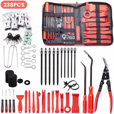 4pc Car Trim Removal Tool Kit - Panel Door Pry Dash Interior Clip Set By CHUSYYRAY