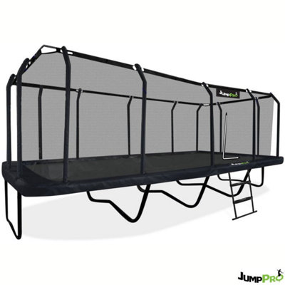 23ft x 10ft JumpPRO™ Xtra Giant Black Rectangular Trampoline