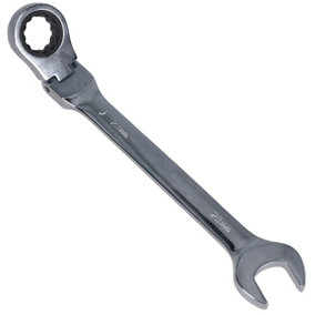 23mm Metric Flexible Combination Ratchet Spanner wrench 12 Sided 72 Teeth
