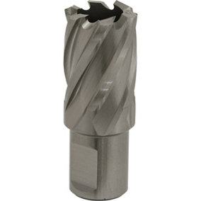 23mm x 25mm Depth Rotabor Cutter - M2 Steel Annular Metal Core Drill 19mm Shank