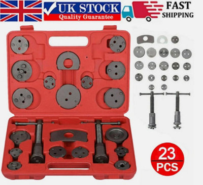 23pc Auto Car Universal Disc Piston Caliper Brake Rewind Wind Back Tool ...