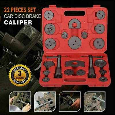 23pc Auto Car Universal Disc Piston Caliper Brake Rewind Wind Back Tool ...