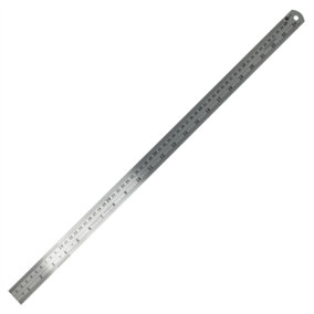 24" 60cm 600mm Stainless Steel Ruler Metal Rule Metric Imperial Precision Rule