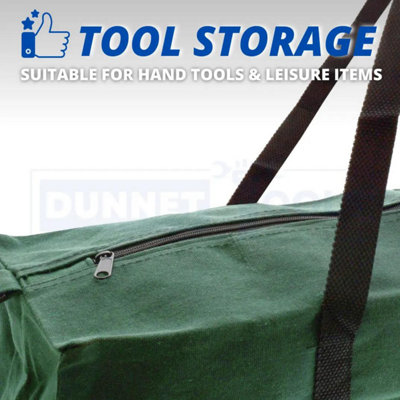 24" Canvas Bag DIY Tool Storage Durable Green