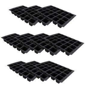 24 Cell Plant Trays Bedding Plant Pack Plastic Inserts Seed Tray Pots  30 Trays