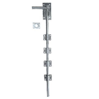24" GALV Drop Bolt - Gate Garage Strong Heavy Duty
