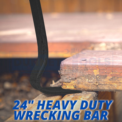 24" Heavy Duty Wrecking Bar Steel Heavy Duty Durable Material DIY Tool Building - 5