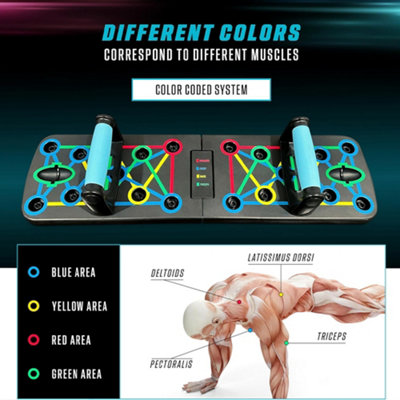 24 in1 Push Up Board Multifunctional Portable Fitness Workout Push-up