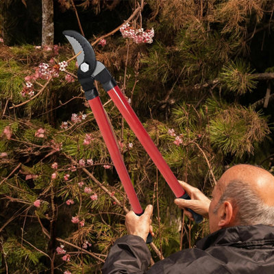 24" Long Handle Lopper Extend Garden Bypass Pruner Cutter Secateurs Gardening