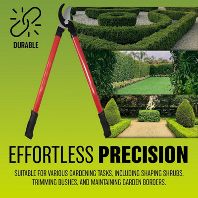 24" Long Handle Lopper Extend Garden Bypass Pruner Cutter Secateurs Gardening - 3