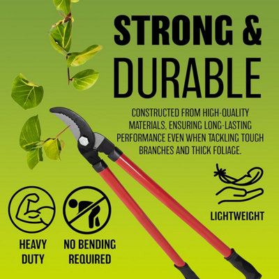 24" Long Handle Lopper Extend Garden Bypass Pruner Cutter Secateurs Gardening - 7