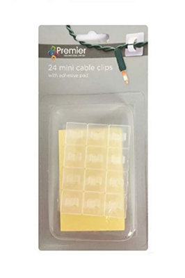 Clear plastic on sale cable clips