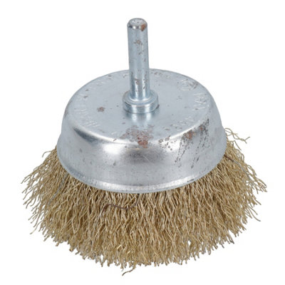thumbnail image 2 of BlueSpot 5pc Brass Wire Wheel Brush Set For Drill – Rust & Paint Removal, 1/4" Shank 2 of 6
