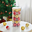 24 Pcs Christmas Decoration Set Christmas Tree Hanging Bauble Set Xmas Ornament Red and Gold
