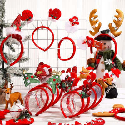 24PCS Christmas Headbands for Women Holiday Party Favors Xmas Decorations 81VmCZTFCuL._AC_UY350_.jpg main image 3