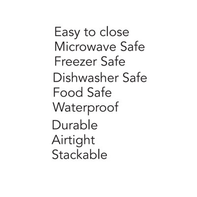 24 Piece Clear Plastic Food Storage Containers Set With Clip Seal Lock Boxes Lids - 6
