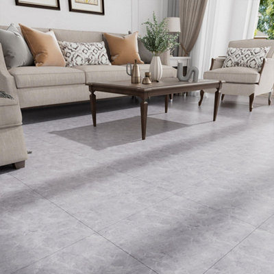 24 Piece Marble Effect Vinyl Floor Tiles - 3