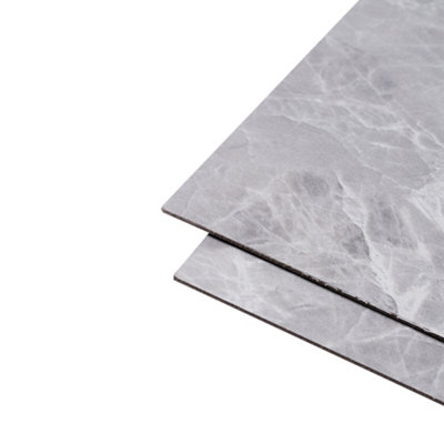 24 Piece Marble Effect Vinyl Floor Tiles - 6