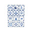 24 Pieces 15x15cm Dutch Blue Tile Stickers