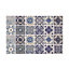 24 Pieces 15x15cm Malaga Spanish Blue Tile Stickers