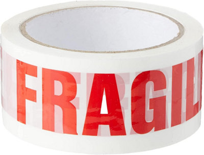 24 Rolls Of Fragile Strong Packing Parcel Tape 48mm X 50m Sellotape Stationary - 3