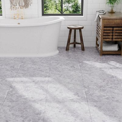 24 Tiles Marble Self Adhesive Vinyl Stone Effect Flooring - 3