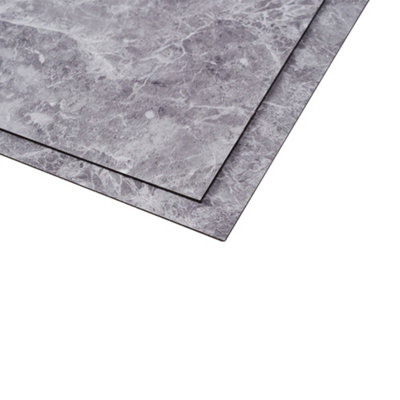24 Tiles Marble Self Adhesive Vinyl Stone Effect Flooring - 6