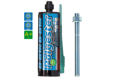 24 x 420ML TUBES - CHEMICAL ANCHOR POLYESTER - BIS-P INJECTION MORTAR RESIN