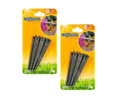 24 x Hozelock 2781 Supply Hose Stake 4mm Micro Irrigation Automatic Watering