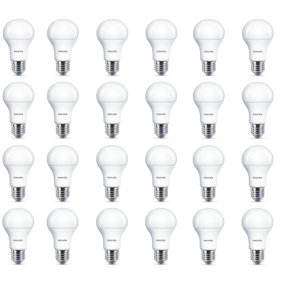 24 x Philips LED Frosted E27 Edison Screw 100w Warm White Light Bulb Lamp 1521lm