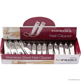 24 X Stainless Steel Nail Clipper Cutter Toe Trimmer Clippers Set