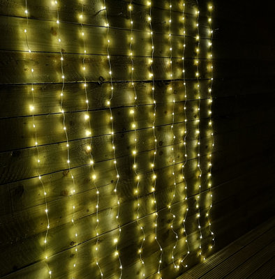 240 LED 2m x 1.5m Premier Flexibright Curtain Indoor Outdoor Multifunction Christmas Lights with Timer in Warm White Price Comparisons | Compare The Build