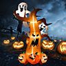 240cm Halloween Inflatable Ghost Pumpkin Blow Up Yard Decoration
