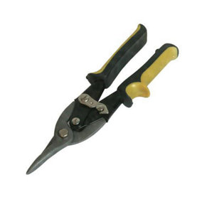 240mm Aviation Tin Snips Compound Leverage Action Sprung Handles Colour Coded