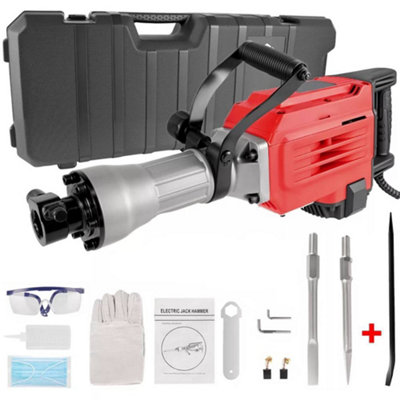 240V Electric Demolition Corded Hammer Concrete Breaker Drill with ...