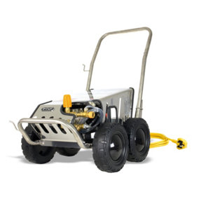 240v Heavy Industrial Stainless Mobile Cold Pressure Washer 120 BAR 11L/Min