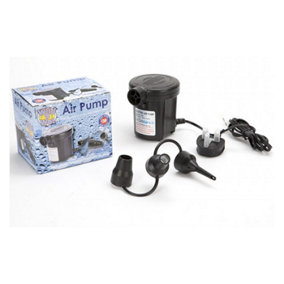 240v Plug in Mains Operated Inflate and Deflate Pump for Pools Boats Camping