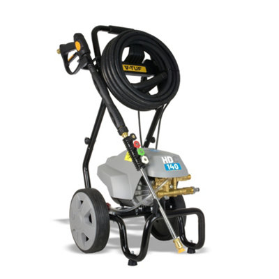 240v Professional Cold Electric Pressure Washer with Cage Frame - 1750psi, 140Bar, 8L/min