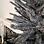 244cm / 8ft Wrapped Pencil Pine Grey Christmas Tree with 460 Tips