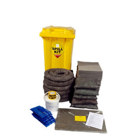 248 Litre General Purpose/Maintenance Spill Kit in Wheeled Bin