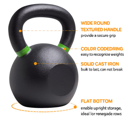 24kg Cast Iron Kettlebell Multi Gym Workout Equipment